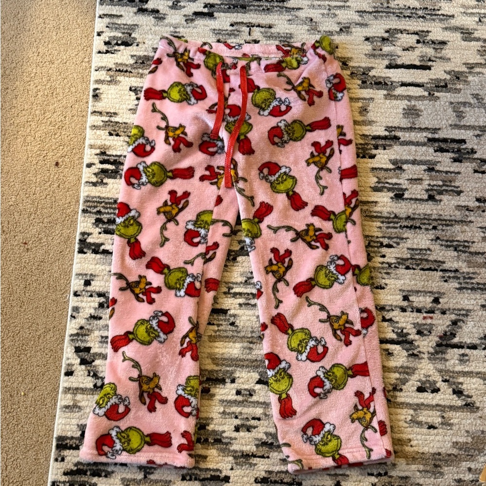 Pink Grinch Pajama Pants